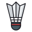 Badminton Shuttlecock Icon, badminton,shuttlecock,sport