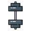 Barbell Icon, weightlifting,barbell,fitness
