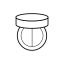 Contour Powder Icon, contour,powder