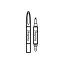 Dual - Head Eyebrow Pencil Icon, eyebrow pencil,makeup