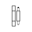 Highlight and Contour Pen Icon, contour,highlight