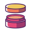 Loose Powder Icon, loose powder,makeup,cosmetics