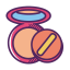 Powder Compact Icon, powder compact,makeup,cosmetics