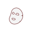Facial Mask Icon, facial mask,skincare,beauty