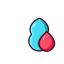 Powder Puff Icon, powder puff,makeup