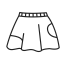 Casual Skirt Icon, casual skirt,skirt,bottom