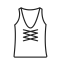 Tank Top Icon, tank top,sleeveless,top