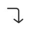 Folded Arrow Down Icon, arrow,folded,down