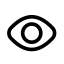 Monochrome Open Eye Icon, eye,open,visibility