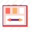 Eyeshadow Palette Icon, eyeshadow,makeup
