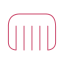 Comb Icon, comb,hair tool