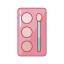 Eyeshadow Palette & Brush Icon, brush,eyeshadow,palette