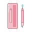Lipstick & Brush Icon, brush,lip makeup,lipstick
