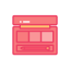 Eyebrow Powder Icon, eyebrow powder,cosmetic