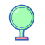 Makeup Mirror Icon, makeup mirror,beauty tool