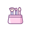 Brush Set Icon, brush set,makeup tools