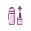 Mascara and Brush Icon, brush,mascara