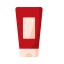 Cosmetic Tube with Cap Icon, cap,cosmetic tube