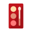 Makeup Brush with Eyeshadows Icon, eyeshadow,makeup brush
