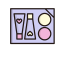 Makeup Palette Icon, makeup palette,cosmetics