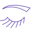Eyelashes & Eyebrow Icon, eyebrow,eyelashes
