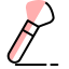 Makeup Brush Icon, makeup brush,application