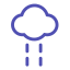 Light Rain - Moderate Rain Icon, light rain,moderate rain,weather