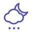 Night - Snow Shower Icon, night,snow shower,weather