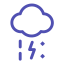 Thunderstorm with Hail Icon, hail,thunderstorm,weather
