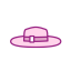 Accessory (Hat) Icon, girly accessory,hat,pink hat