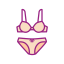 Lingerie Icon, lingerie,girly lingerie,pink lingerie
