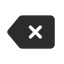 Backspace Icon, backspace,X