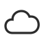 Cloud (Outline) Icon, cloud,weather,outline