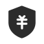Deposit Shield Icon, deposit,shield,yuan