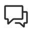 Dialog (Outline) Icon, dialog,speech,bubble,outline