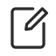 Edit 2 (Outline) Icon, edit,outline,paper,pencil