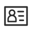 ID Card Icon, ID,card,person