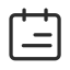 Log (Outline) Icon, calendar,log,outline