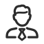 Manager Icon, manager,profile,suit