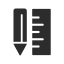 Pen and Ruler Icon, design,pen,ruler