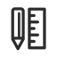 Pen and Ruler Icon, design,pen,ruler