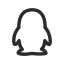 QQ Penguin Icon, QQ,penguin