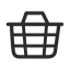 Shopping Basket (Outline) Icon, shopping,basket,outline