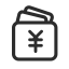 Wallet Yen Icon, wallet,yen