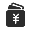 Wallet Yen Icon, wallet,yen
