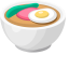 Noodles with Egg Icon, noodles,egg,food