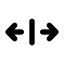 Align Center H Icon, align,horizontal