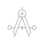 Compass Icon, compass,drawing tool