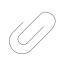 Paper Clip Icon, paper clip,stationery
