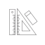 Rulers Icon, rulers,drawing tool